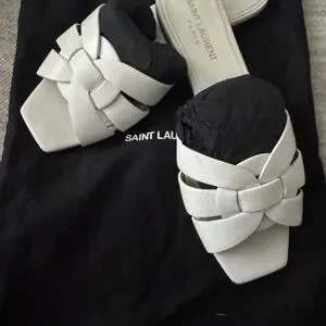 Saint Laurent | Shoes | Copy Saint Laurent White Sandals  display picture 1